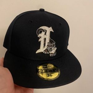 Burdeens Chicago x legit777 Milb Lakeland flying tigers navy pink uv size 7 1/8